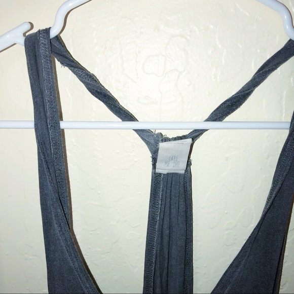 Free People | We The Free | Gray Burnout Tank | - Picture 7 of 8